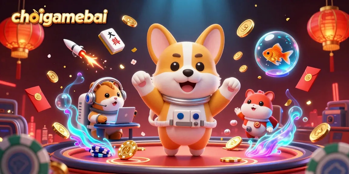 Engage in thrilling gameplay at choigamebai with 3D characters and vibrant casino elements.