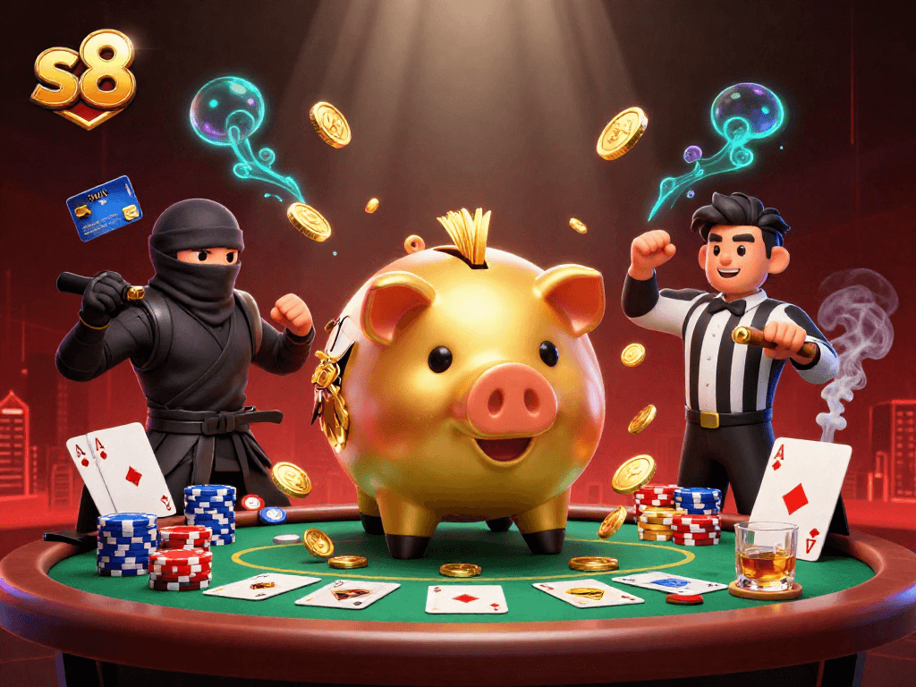 Experience thrilling gameplay with the s8 casino featuring vibrant game elements and dynamic characters.