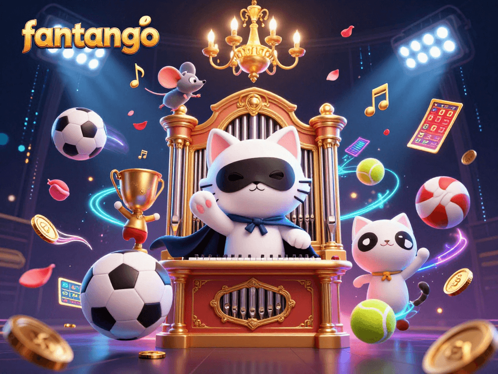 Experience the excitement of fantango with an animated 3D illustration featuring engaging casino action.