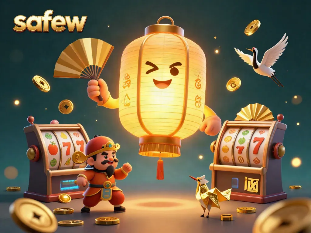 Engage in secure gaming experiences with safew – a vibrant casino scene filled with luck and gold.