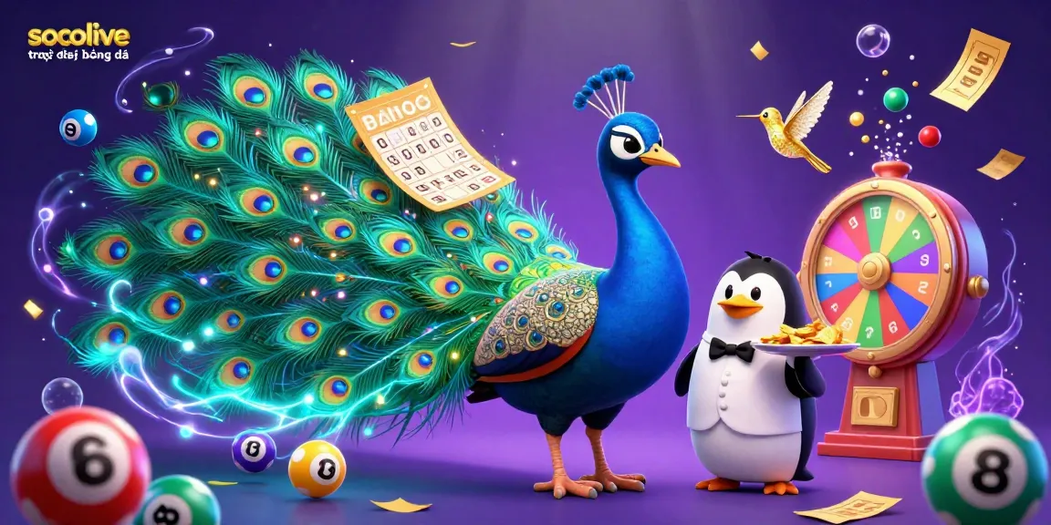Experience the excitement of socolive trực tiếp bóng đá with vibrant characters and dynamic lottery elements.