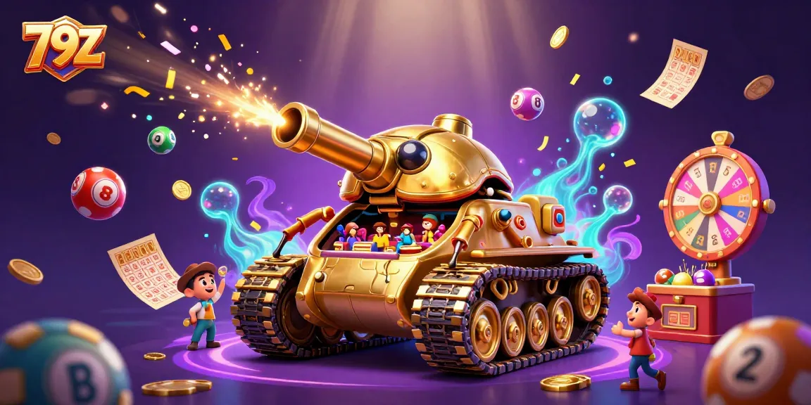 Experience the excitement of 79Z with a dynamic and vibrant casino-themed 3D illustration.