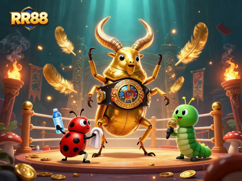 Experience thrilling gameplay at RR88 with dynamic casino elements and vibrant illustrations.
