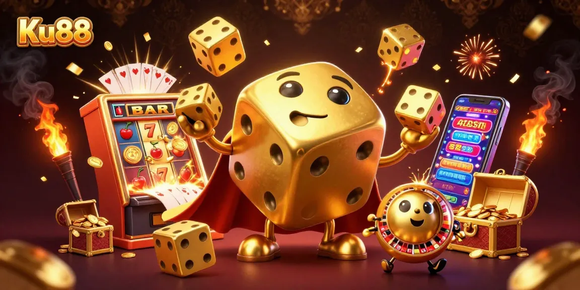 Experience thrilling gameplay at Ku88 with an explosive 3D casino adventure packed with exciting elements.