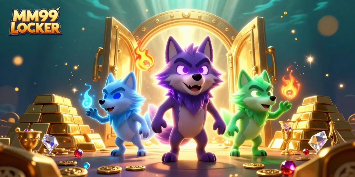 Experience thrilling wins at MM99 LOCKER with dazzling treasure and ghostly companions.