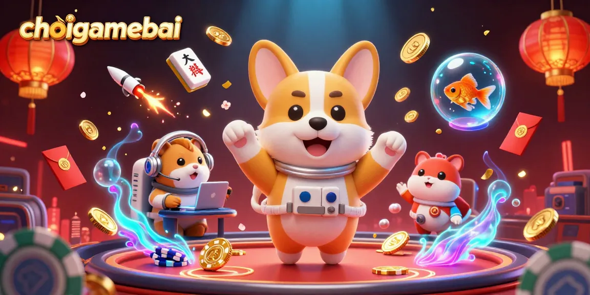 Engage in thrilling gameplay at choigamebai with 3D characters and vibrant casino elements.