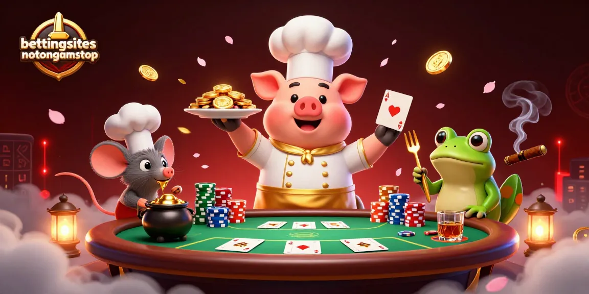 Engage with bettingsitesnotongamstop as cartoon characters celebrate basketball betting at a vibrant scene.