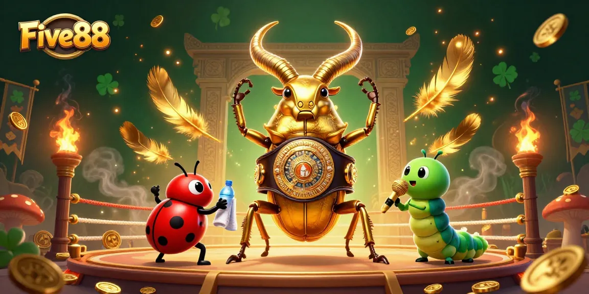 Engage in thrilling strategies at Five88 casino with a vibrant boxing match scene.