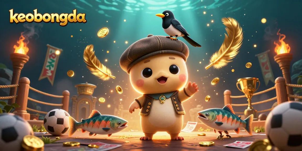 Engage with keobongda's sports betting insights through playful characters and dynamic gambling elements.