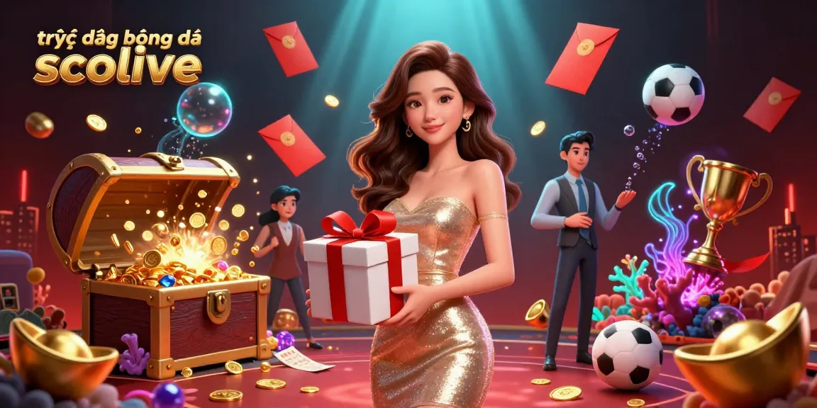 Engage in trực tiếp bóng đá socolive with immersive football-themed visuals and festive casino elements.