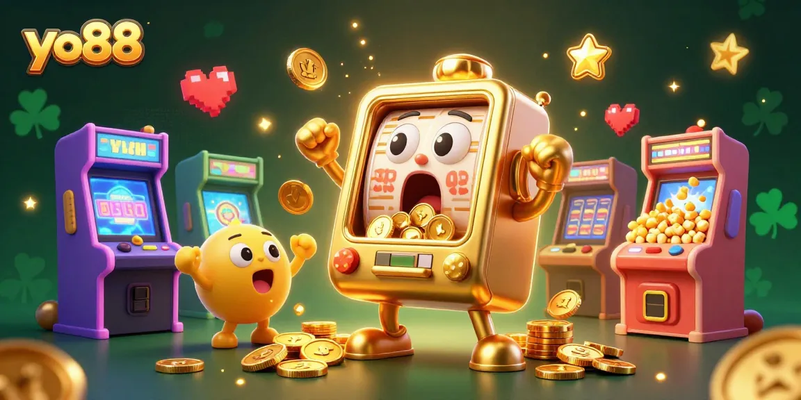 Win big with yo88 in this vibrant gaming scene featuring a joyous jackpot celebration.