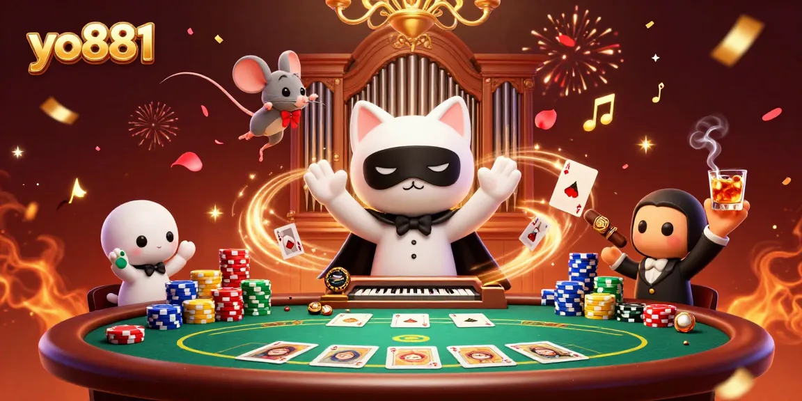 Experience the thrill of gaming at yo881 with enchanting characters and vibrant casino elements.