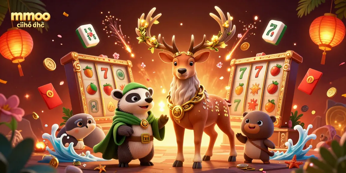 Experience mmoo chính thức with dynamic slot games and engaging characters in an exciting casino scene.