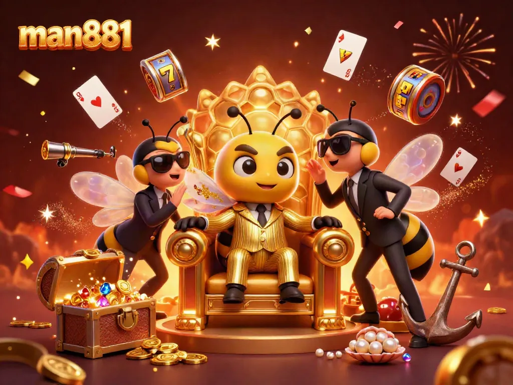 Experience thrilling gameplay at man881 with vibrant casino elements and captivating characters.