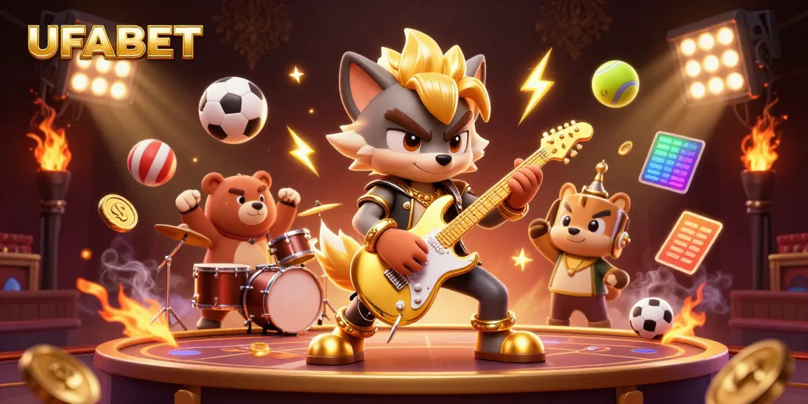 Experience thrilling sports action with UFABET, where the energy of playful characters ignites competition.