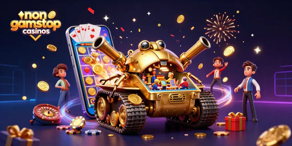 Experience fun and excitement at non gamstop casinos with vibrant games and celebratory elements