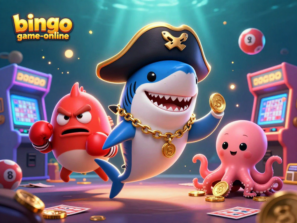 Join the jackpot excitement at bingo-game-online with fun characters amidst colorful game elements.