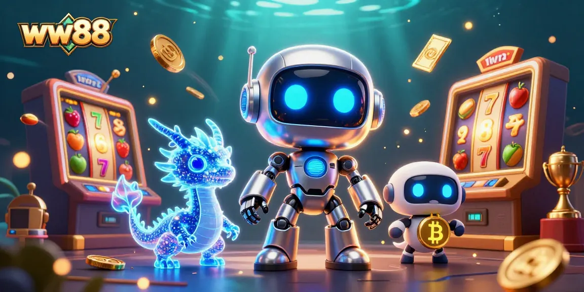 Win big with ww88 in this vibrant 3D casino illustration featuring exciting jackpot elements.
