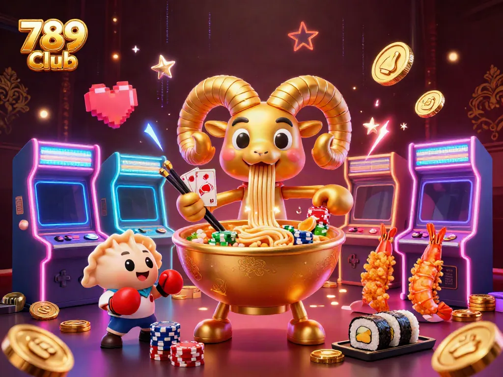 Experience the 789 Club's thrilling atmosphere with a vibrant 3D casino scene full of interactive elements.