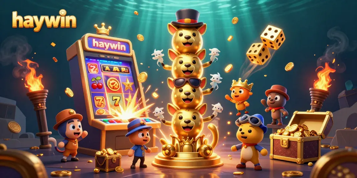 Experience winning excitement at haywin with colorful slot machines and joyous game elements.