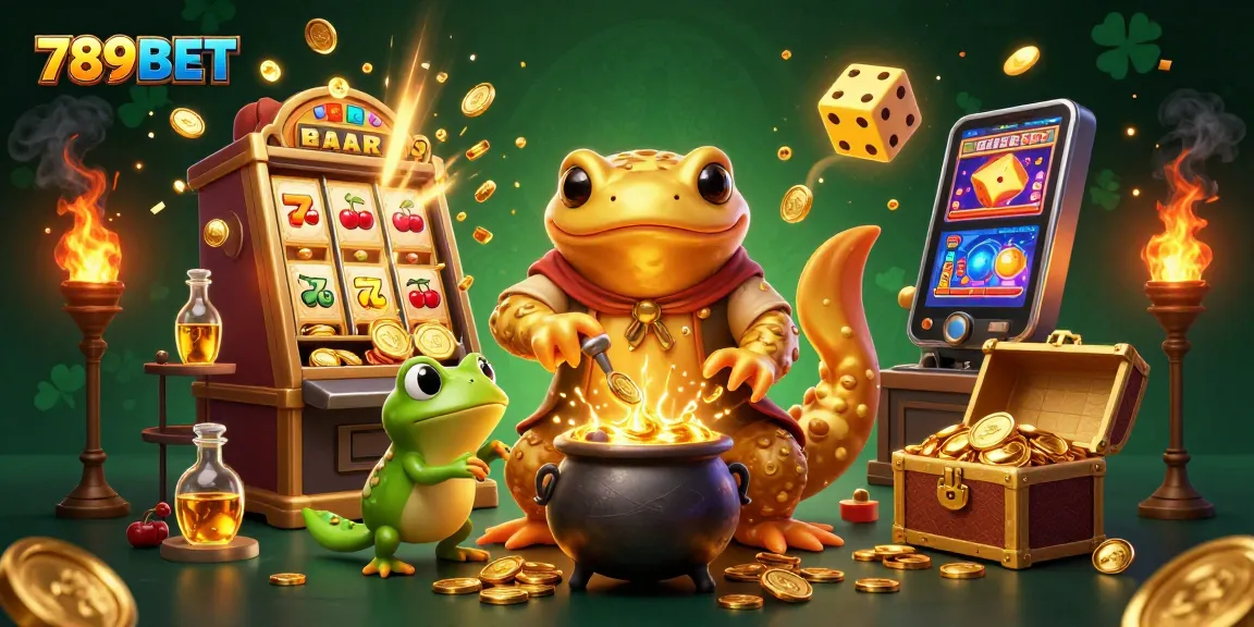 Experience thrilling wins at 789BET with exciting slot machines and vibrant casino elements.