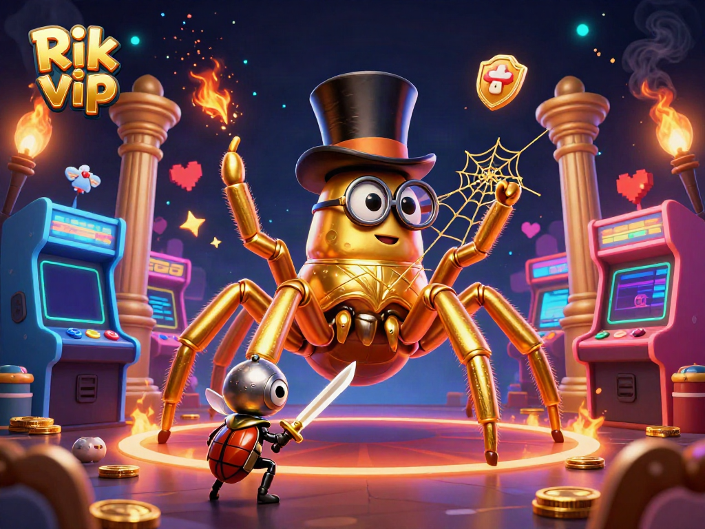 Experience thrilling gameplay with Rik vip amidst a vibrant casino scene full of excitement.