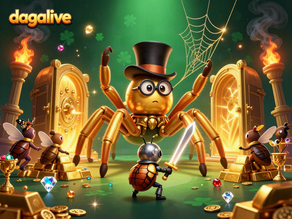 Experience the thrilling dagalive live cockfighting with vibrant golden visuals and enchanting characters.