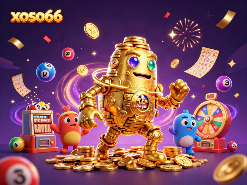 Experience vibrant wins with xoso66 in this animated gambling scene full of excitement
