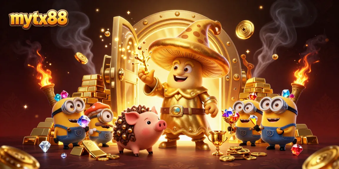 Experience dynamic gaming excitement with mytx88's magical golden treasures and casino adventure.