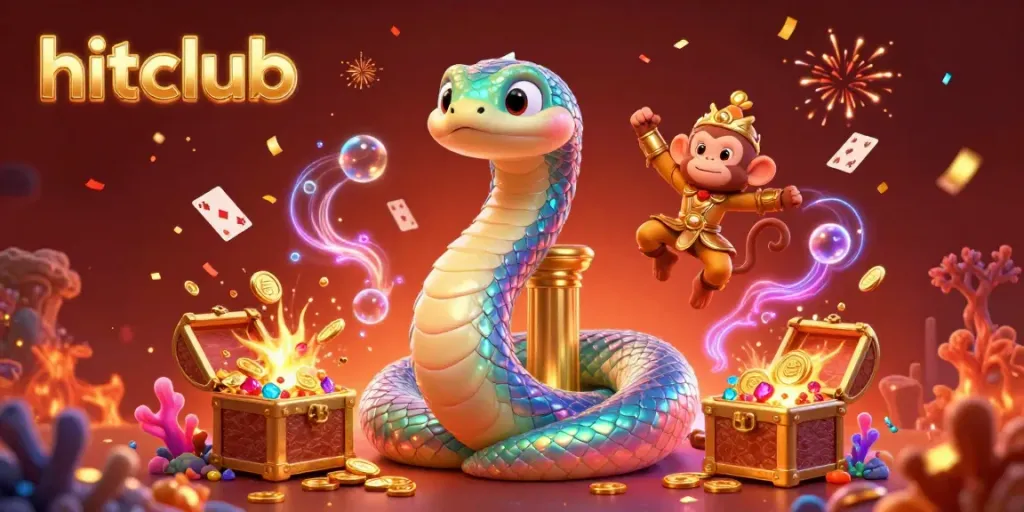Join the magic of hitclub in this vibrant casino scene filled with excitement and winning opportunities.
