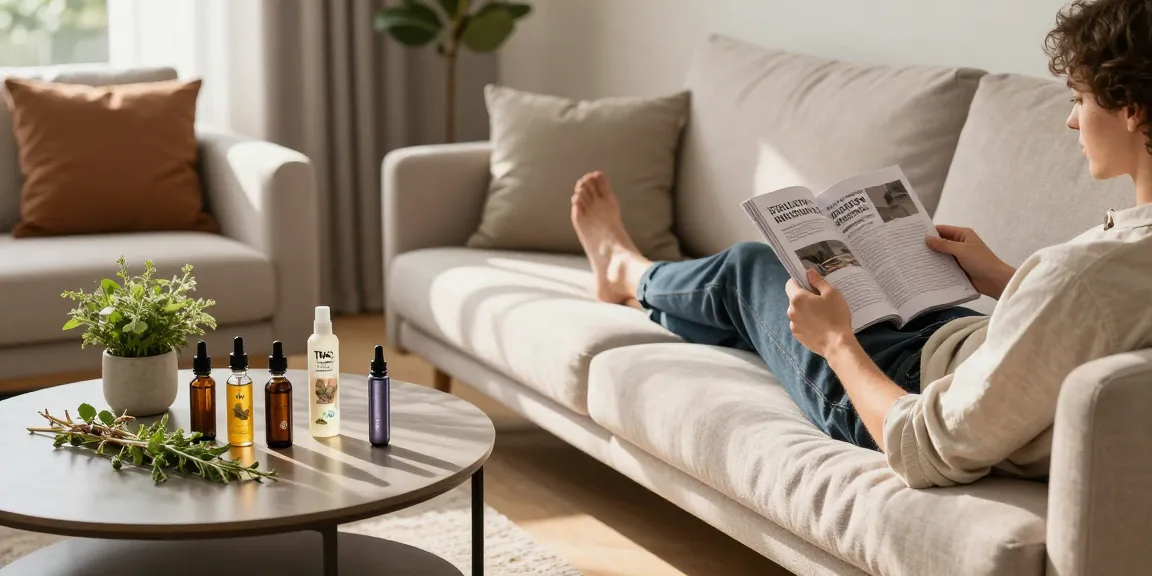 thc vapes uk collection displayed in a bright living room with organic wellness products, promoting relaxation and natural health.