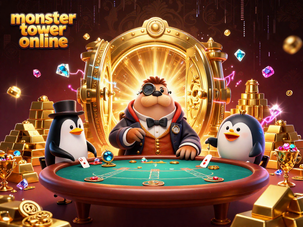 Experience the excitement of monster tower online with vibrant gameplay elements and characters.
