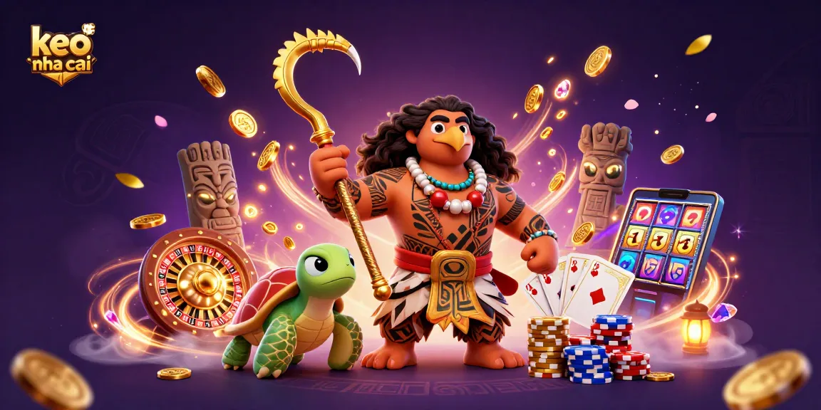 Engage with keo nha cai dynamic sports betting scene featuring lively characters and vibrant casino elements.