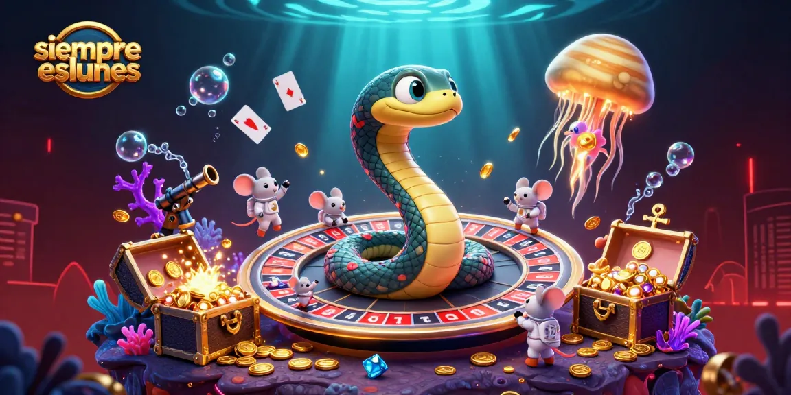 Experience thrilling bets and cosmic fun at siempreeslunes with a colorful 3D casino scene.