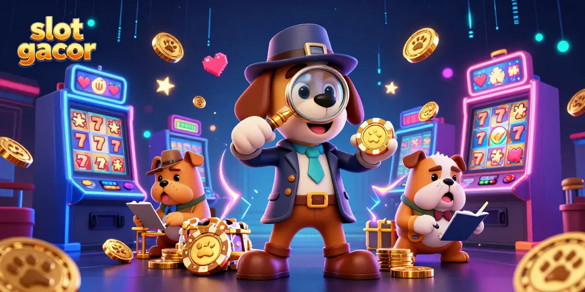 Engage with slot gacor action through a detective scene, revealing treasures and clues.