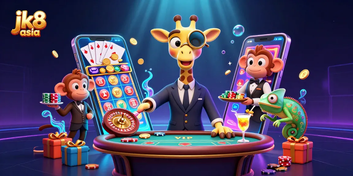 Experience thrilling gameplay at jk8 asia with a high-roller giraffe and exciting game elements.