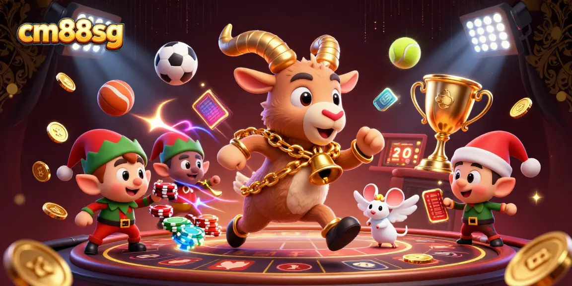 Engage with cm88sg's thrilling holiday chaos in a vibrant casino world.