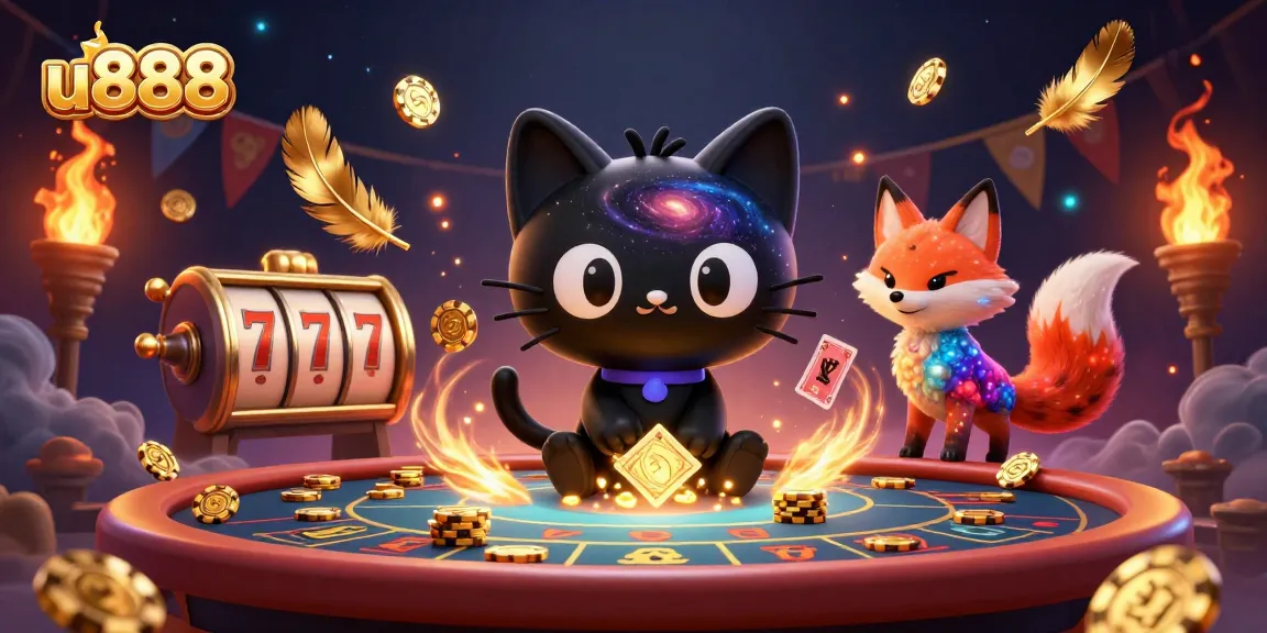 Engage in thrilling games at u888 while exploring colorful planets of a cosmic casino.