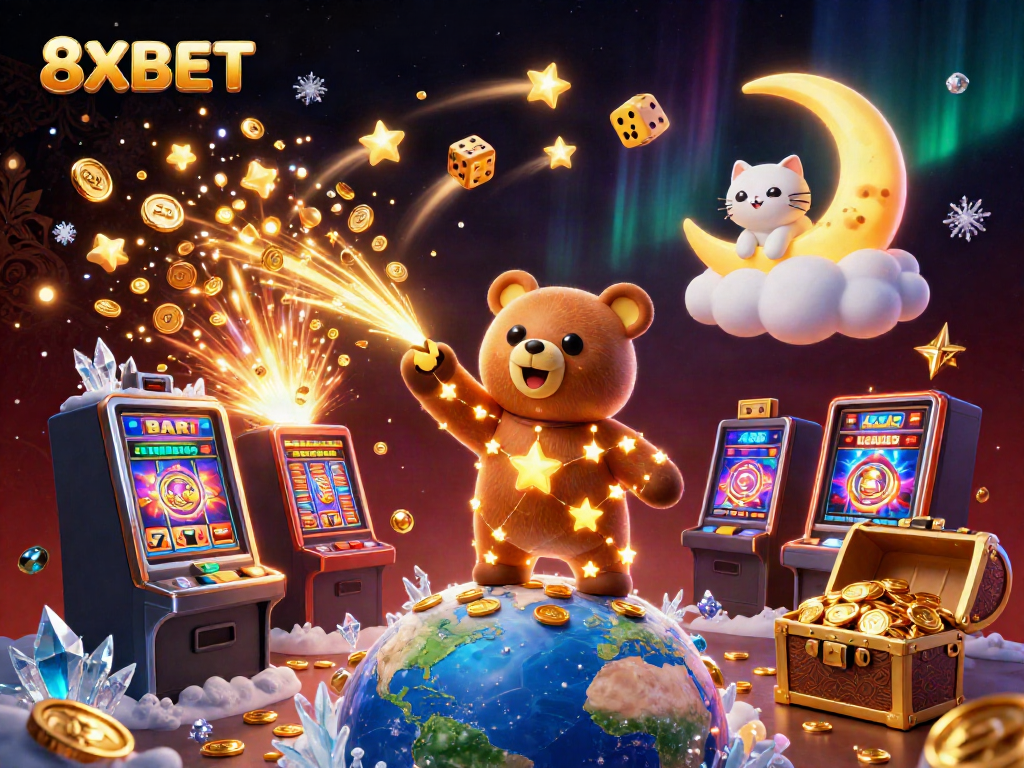 Experience joy with 8XBET while winning coins from a cosmic casino adventure.