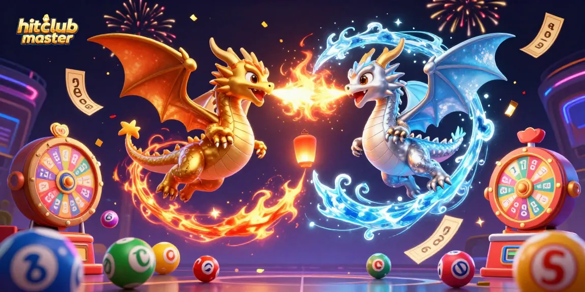 Engage with the action at hitclubmaster featuring dragons and gambling elements in a vibrant 3D scene.
