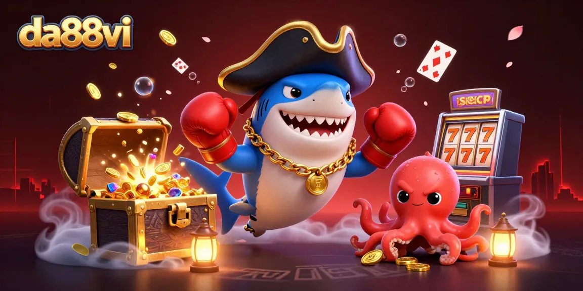 Engage with exciting moments at da88vi, showcasing dynamic characters and casino-themed elements.