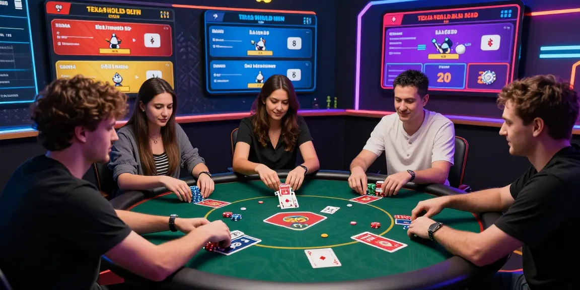 Exciting online poker gaming scene featuring Daftar Dominobet players engaged in thrilling tournaments.