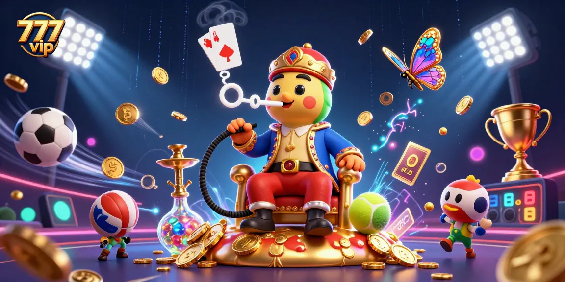 Elevate your game with 777vip's vibrant casino experience featuring sports elements and dreamy visuals.