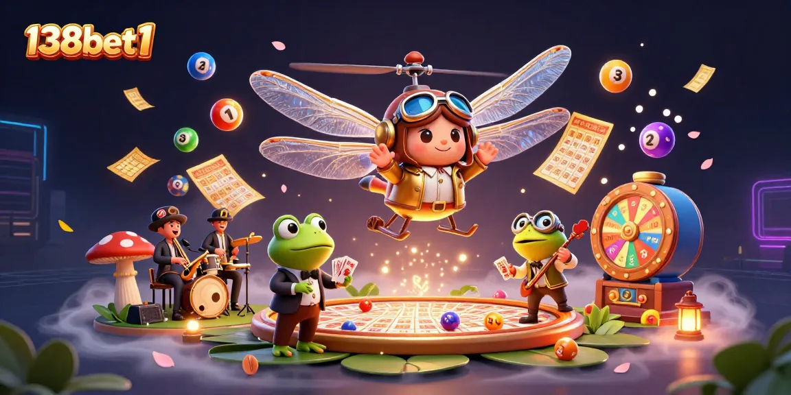 Engage with thrilling games at 138bet1, featuring a unique casino scene filled with dynamic action.