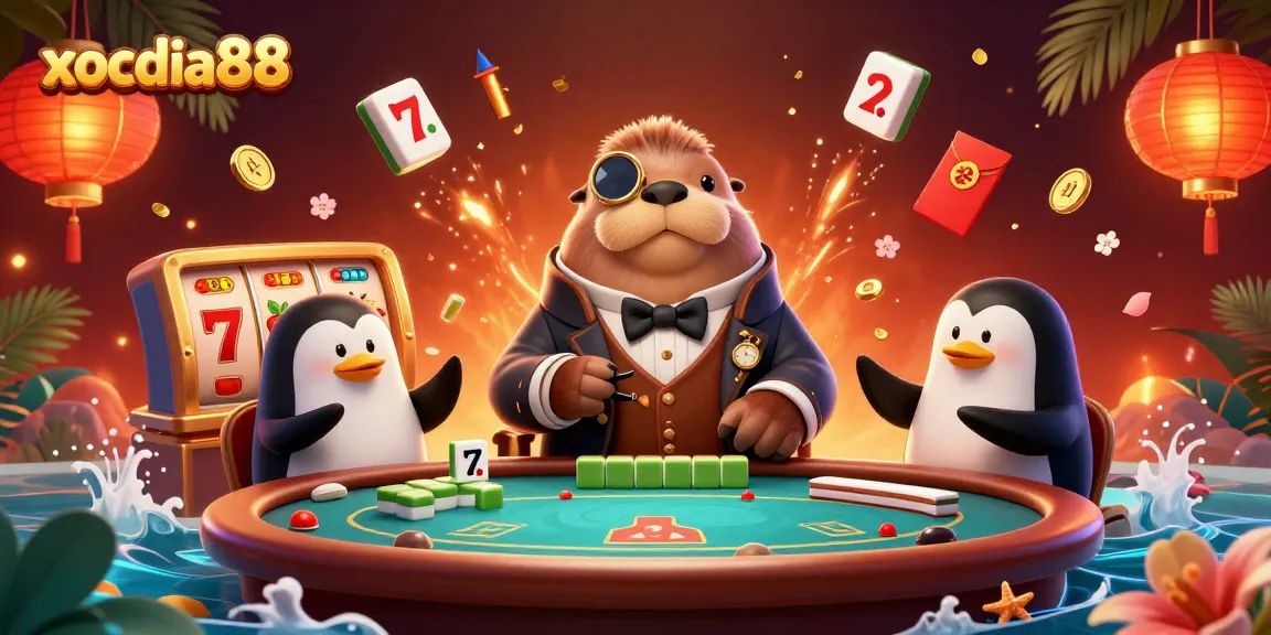 Experience thrilling gameplay with xocdia88 at an underwater casino scene featuring vibrant characters.