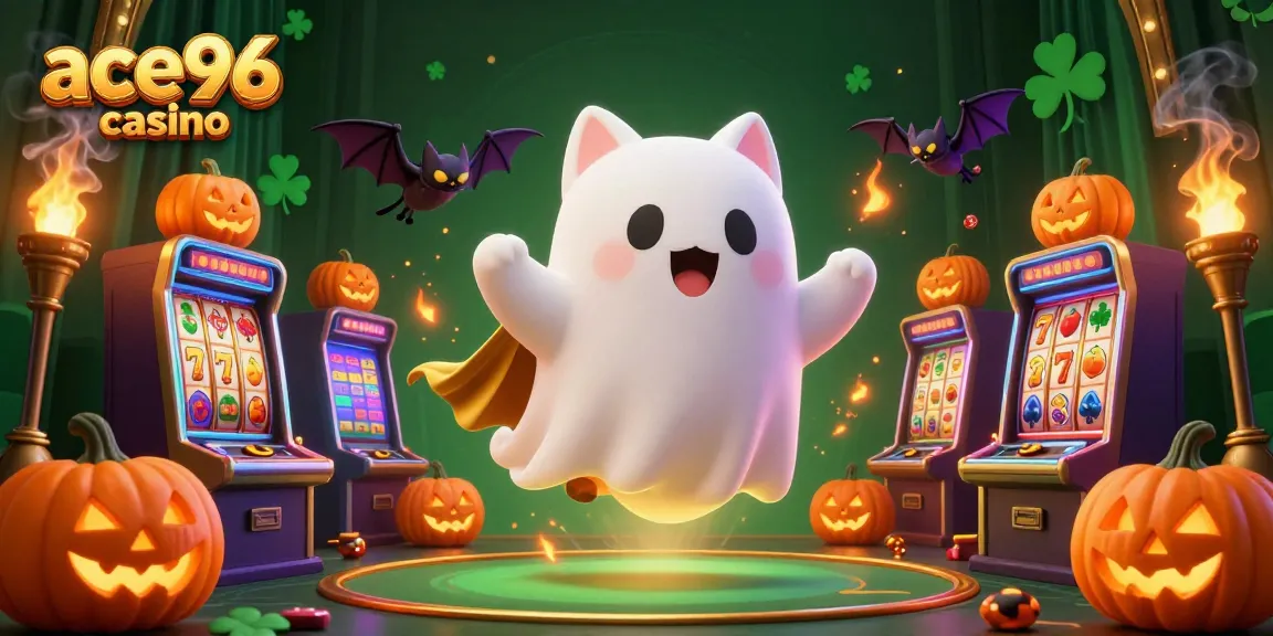 Experience thrilling games at ace96 casino with immersive characters in a vibrant casino scene.