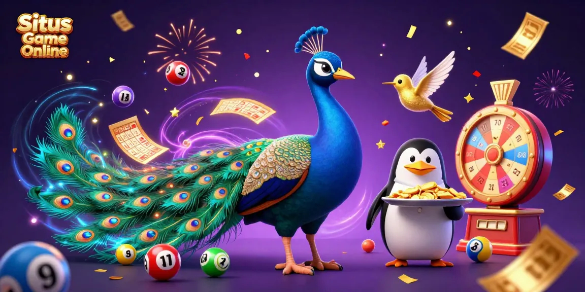 Experience the thrill of Situs Game Online with vibrant scenes and exciting elements in a colorful casino adventure.