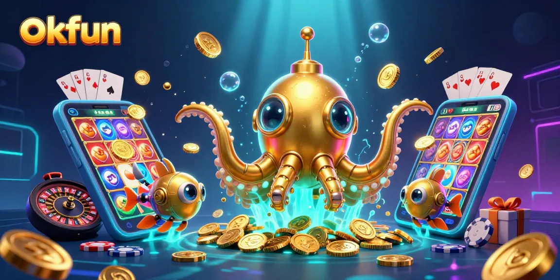 Engage with the thrilling okfun slot games amidst a whimsical underwater adventure.