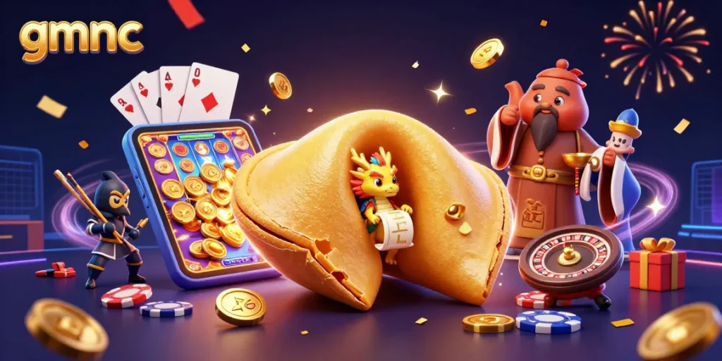 Experience gmnc by winning big with a magical slot game in a vibrant 3D illustration.