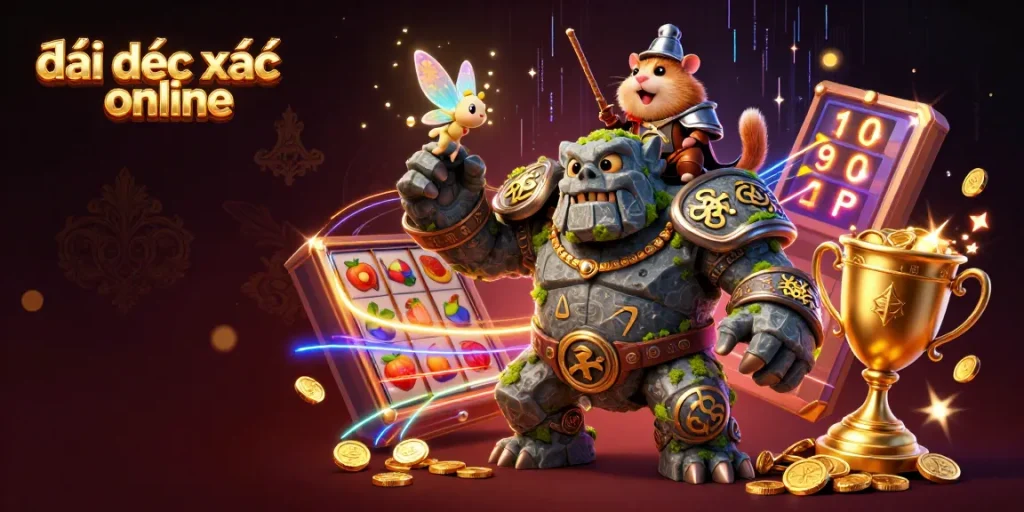 Experience the thrill of đại dịch xác sống online with dynamic slot reels and vibrant casino elements.